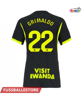 Günstige Atletico Madrid Alejandro Grimaldo #22 Auswärtstrikot Damen 2026-27 Kurzarm